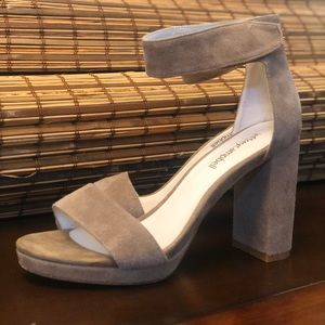 Jeffrey Campbell Tan Suede Heel